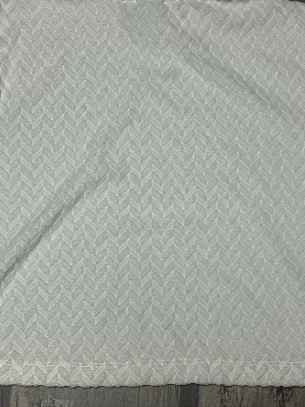 Nike Everyday Modern Allover Jacquard Boxy Center Swoosh Mock Neck Top Sail S